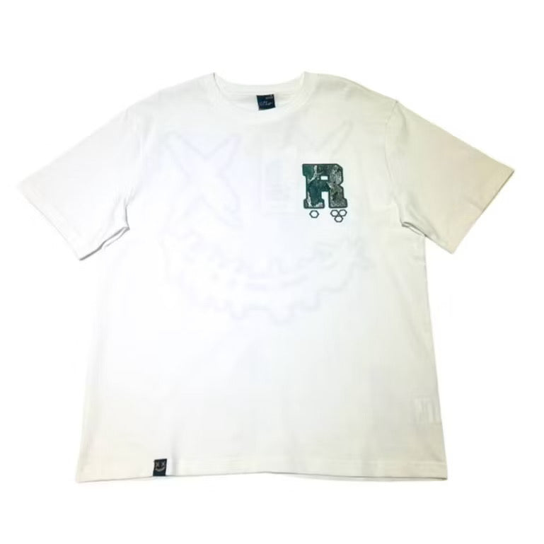 RICKYISCLOWN GREEN PHYTON WHITE TEE