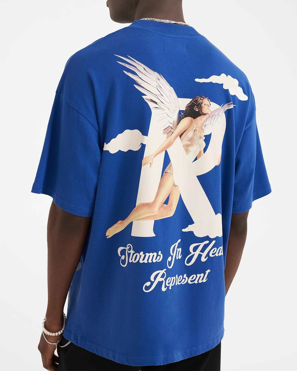 REPRESENT BLUE STORMS IN HEAVEN ANGEL TEE