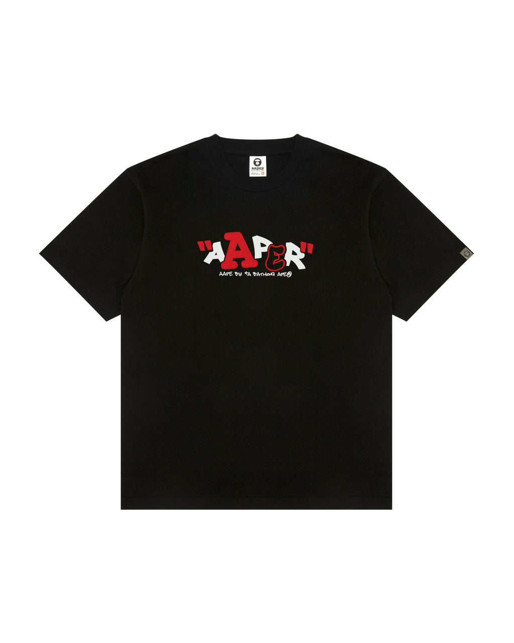 BAPE AAPE GRAPHIC TEE BLACK