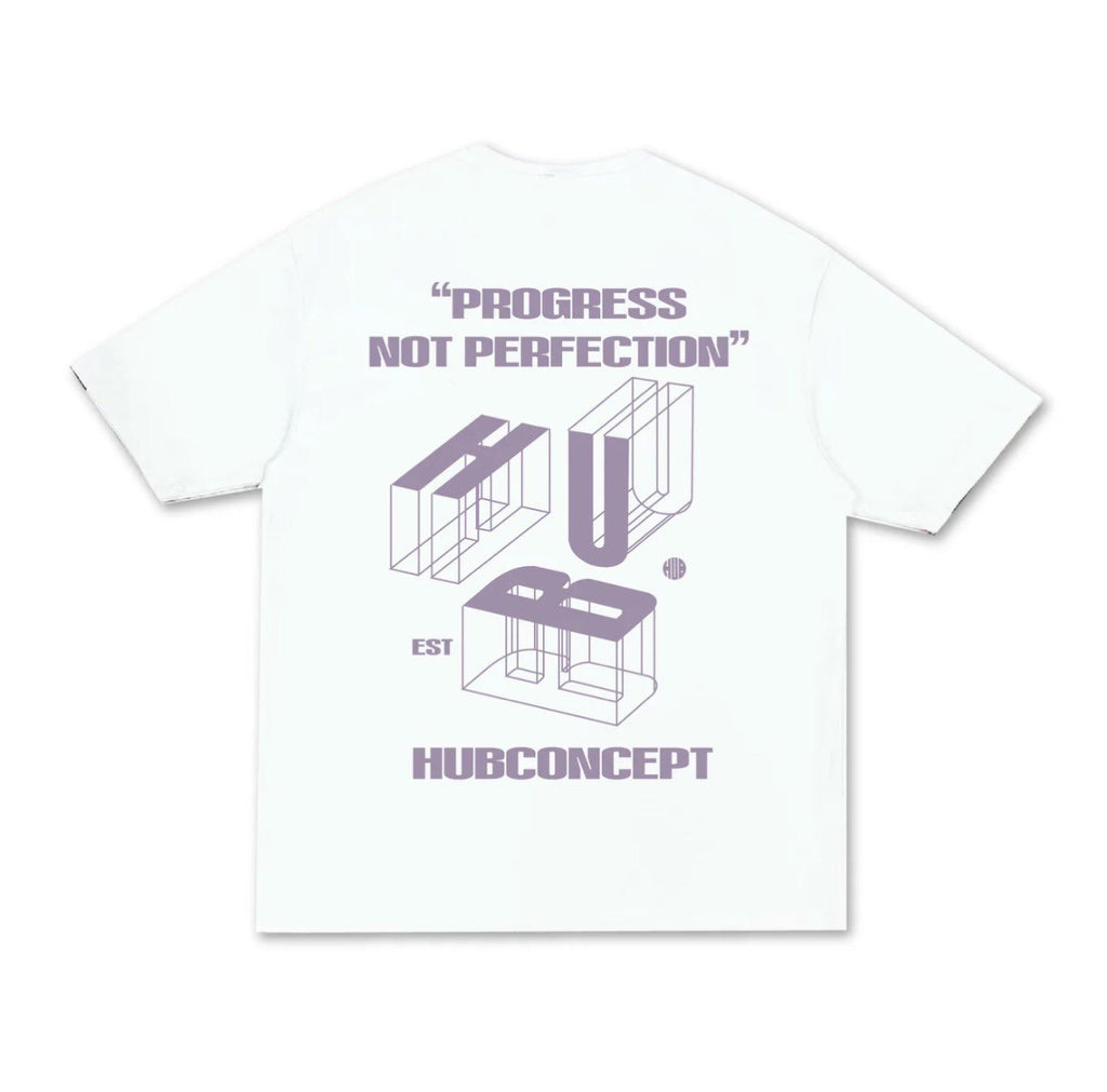 4D WORLD HUBCO TEE WHITE