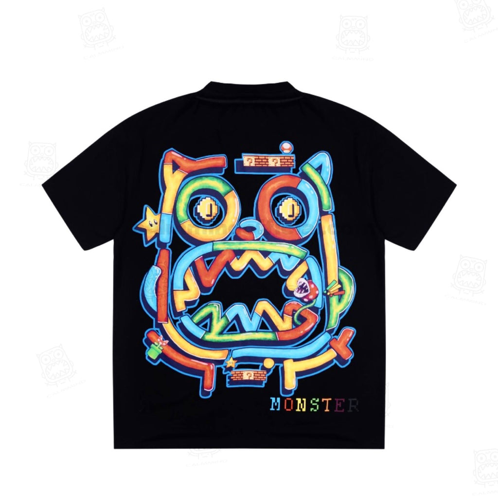 Calmmind Mario Monster Tee Black