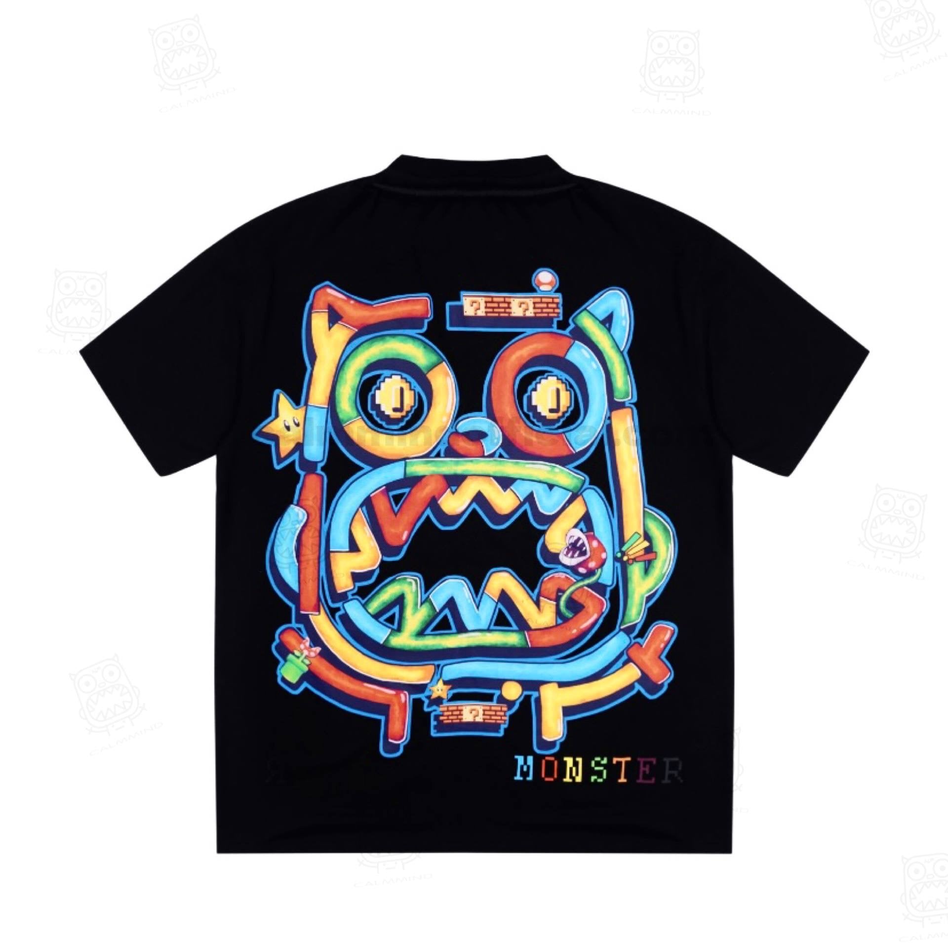 Calmmind Mario Monster Tee Black