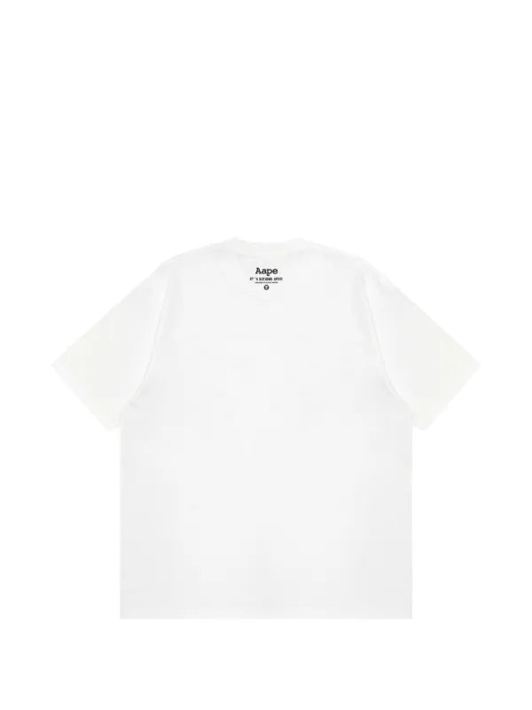 BAPE AAPE MOONFACE TEE WHITE CAMOUFLAGE