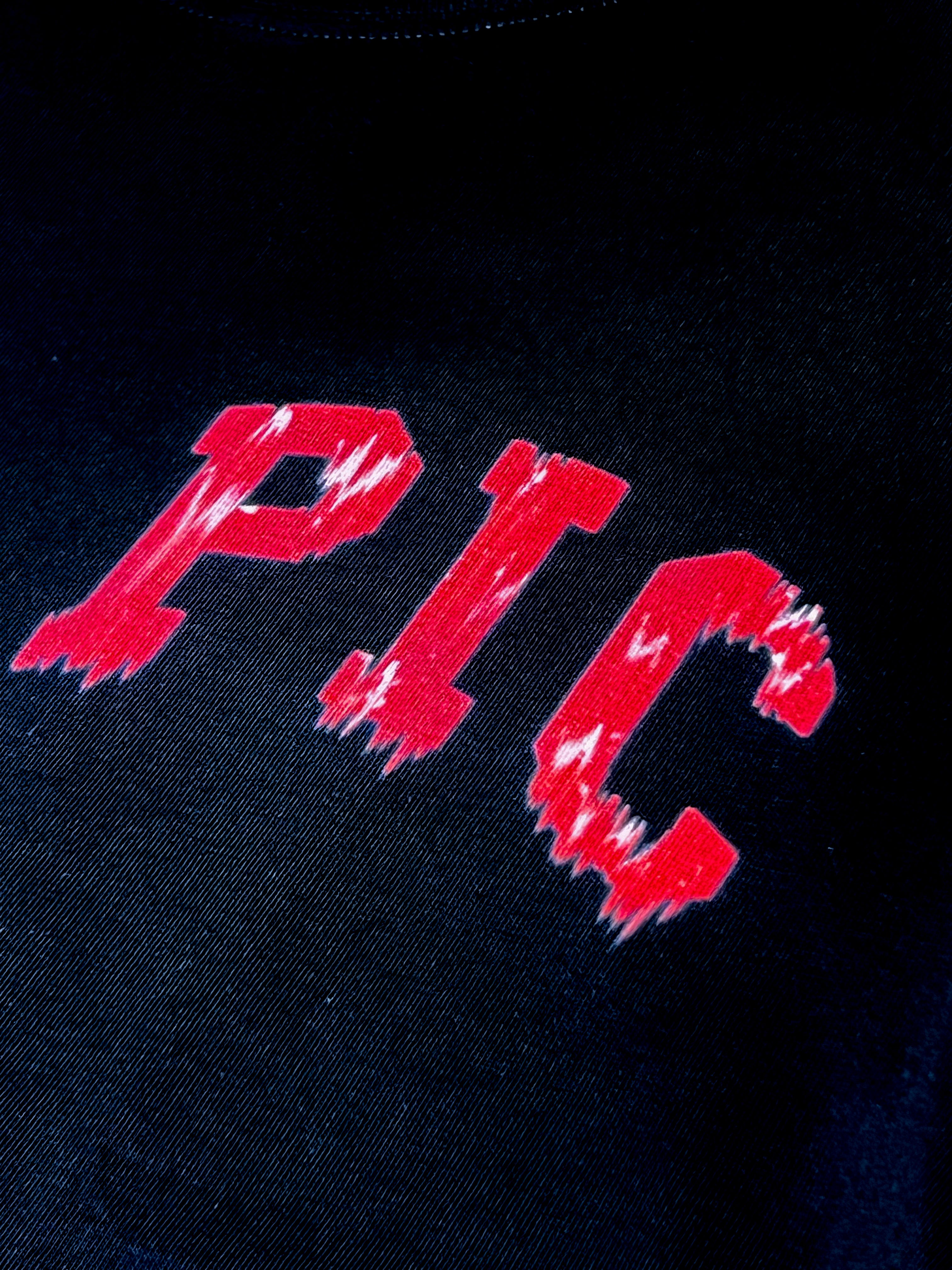 PARODY SMILEY FACE DESIGN 010 BLACK T SHIRT VER 2