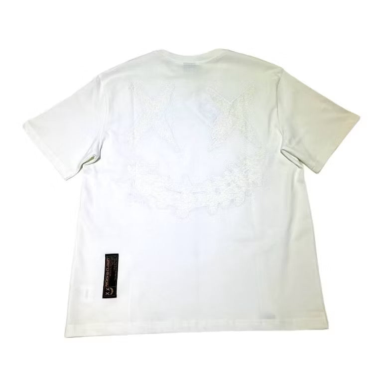 RICKYISCLOWN LACE CLOWN WHITE TEE