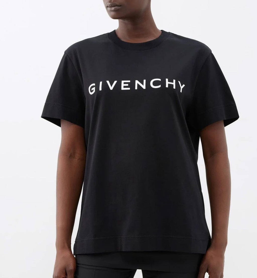 Givenchy logo-print cotton t-shirt black