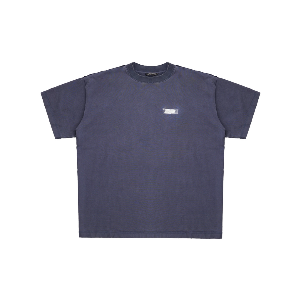 MASONPRINCE 2026 DOUBLE COLLAR GRAPHIC BLUE TEE