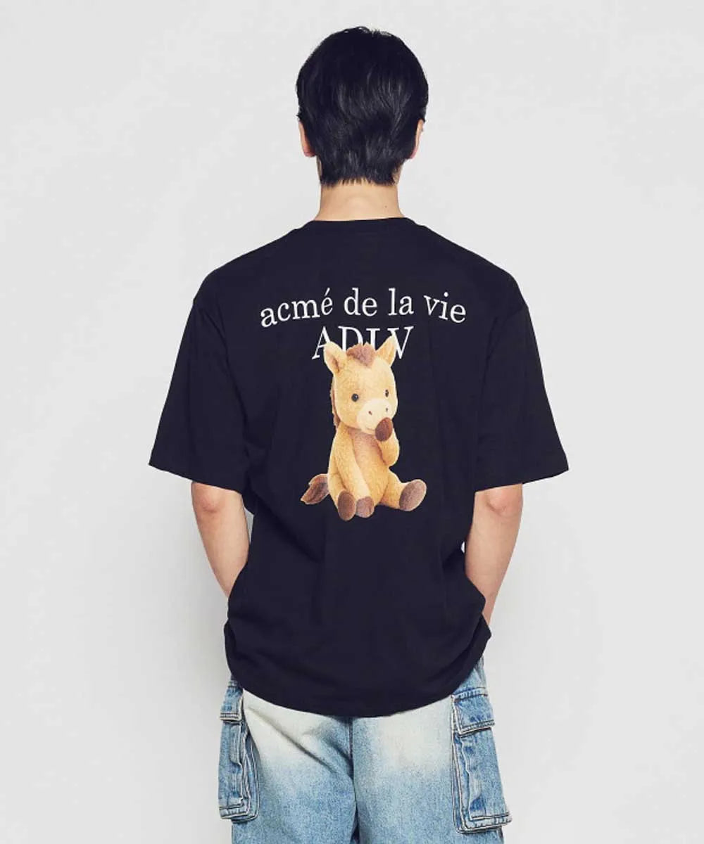 ADLV BABY HORSE BLACK TEE