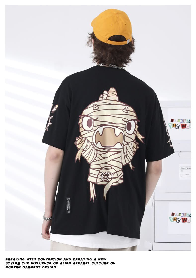BTK MUMMY LOGO TEE BLACK