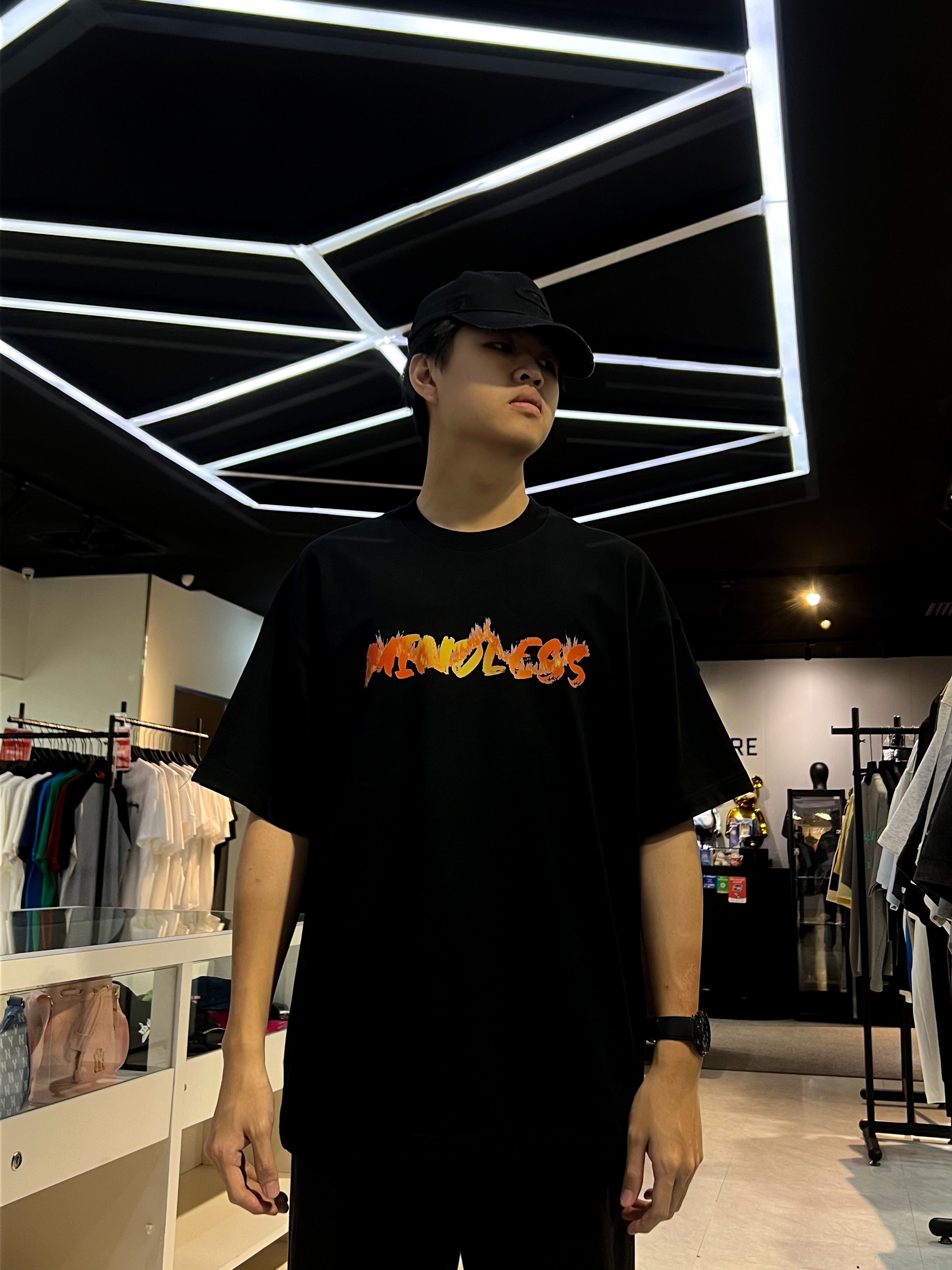 MINDLESS FLAME TEE BLACK