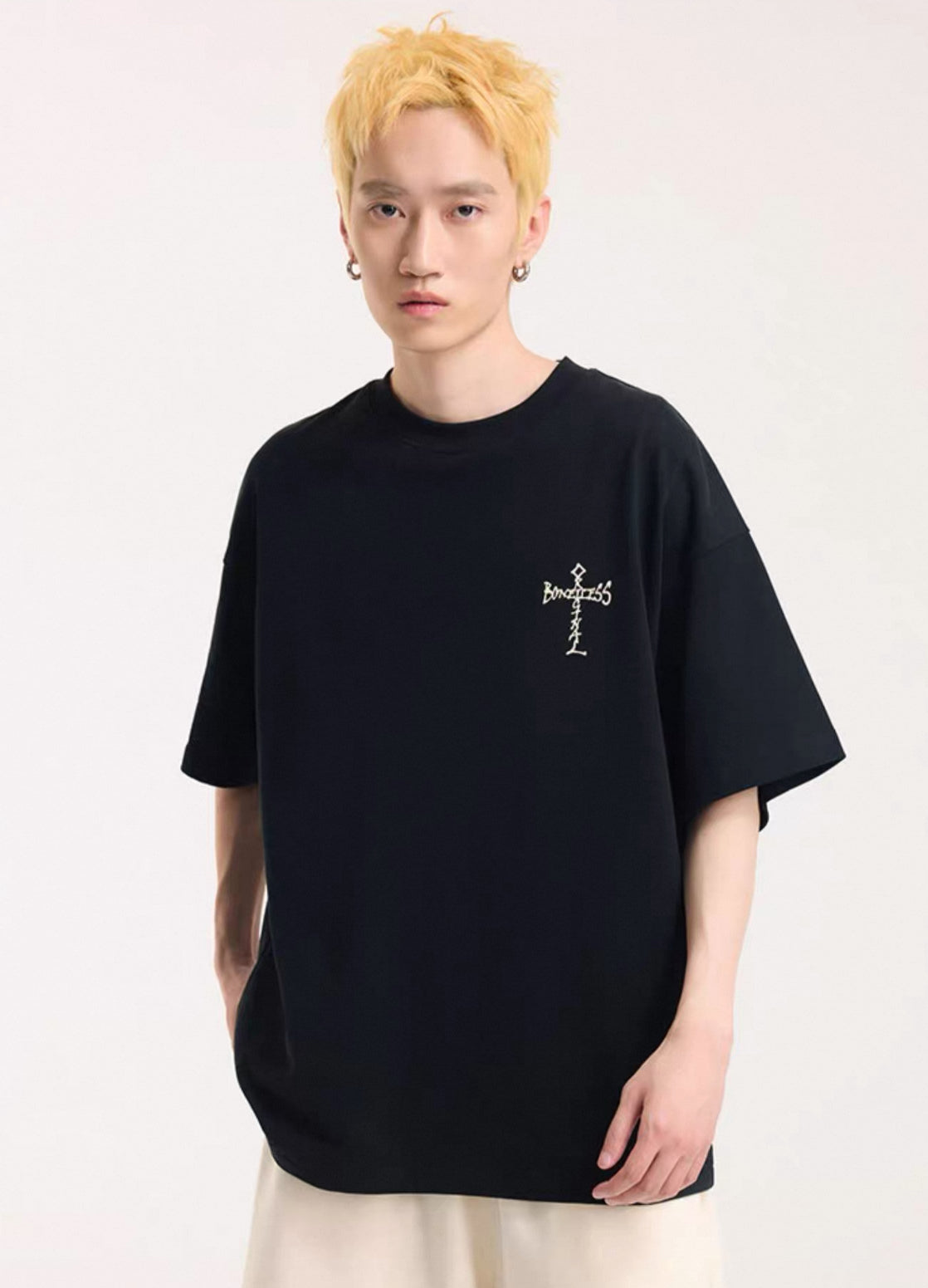 BONELESS ORIGINAL CROSS BLUE TEE