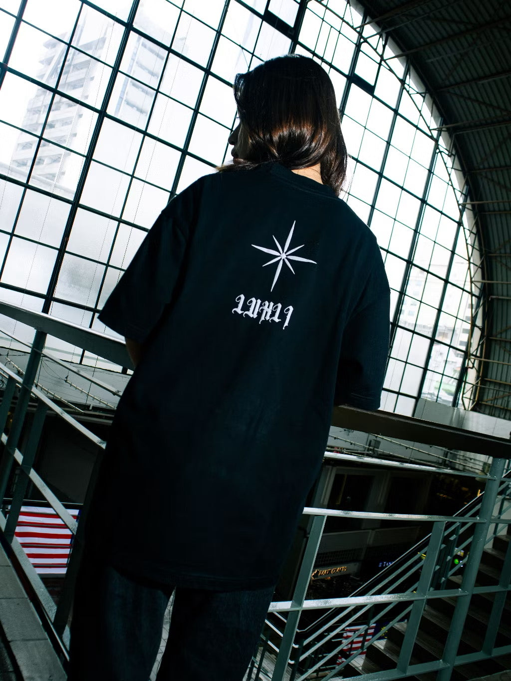 LUXLI【LUXLI IDGAF OVERSIZED TEE】