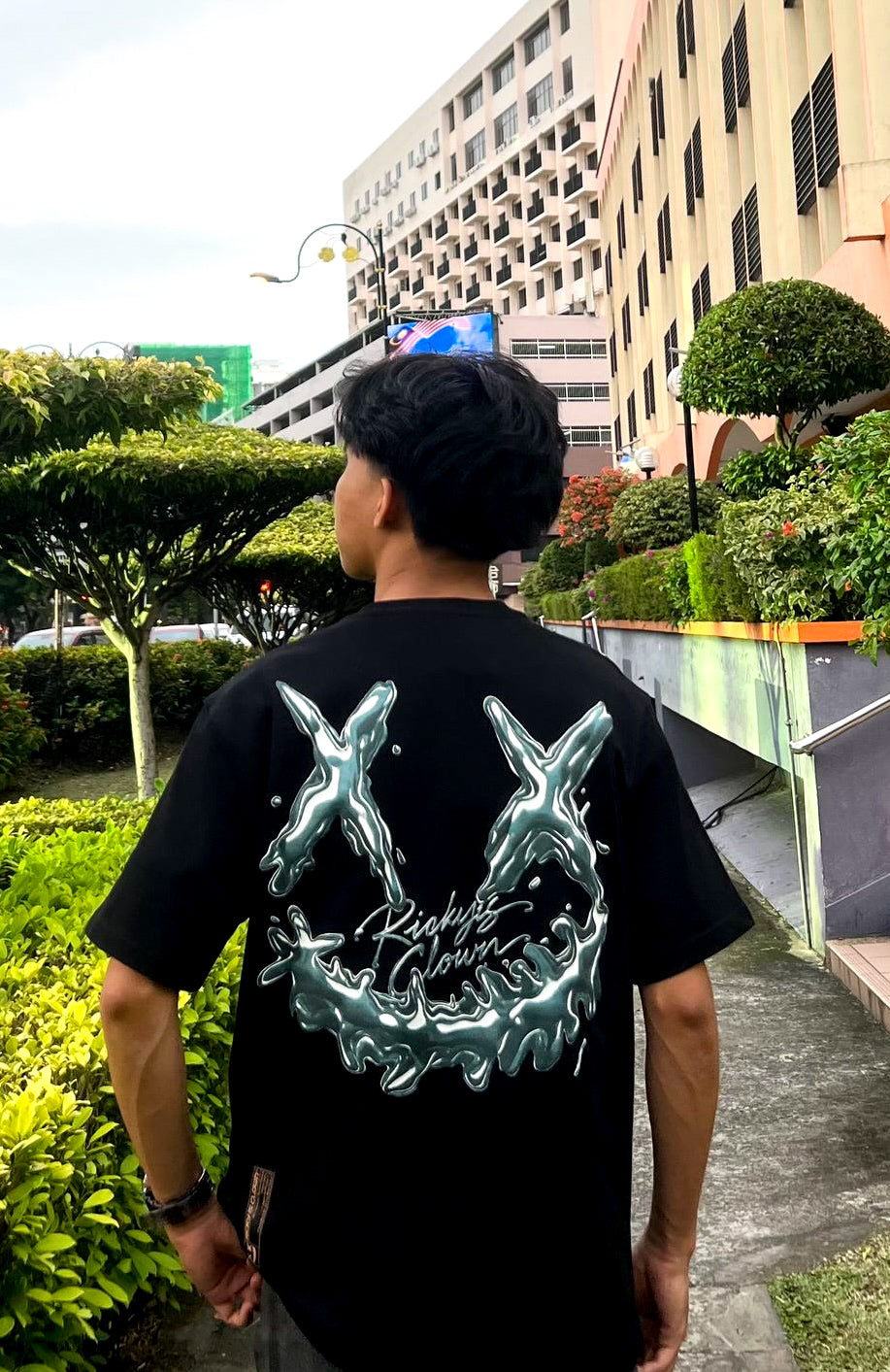 RICKYISCLOWN MERCURY BLACK T SHIRT