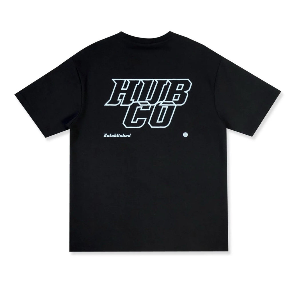 CARVED HUBCO TEE BLACK