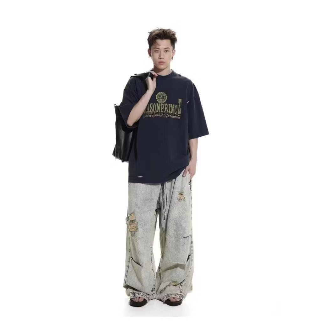 MASONPRINCE LIBERTY NAVY TEE