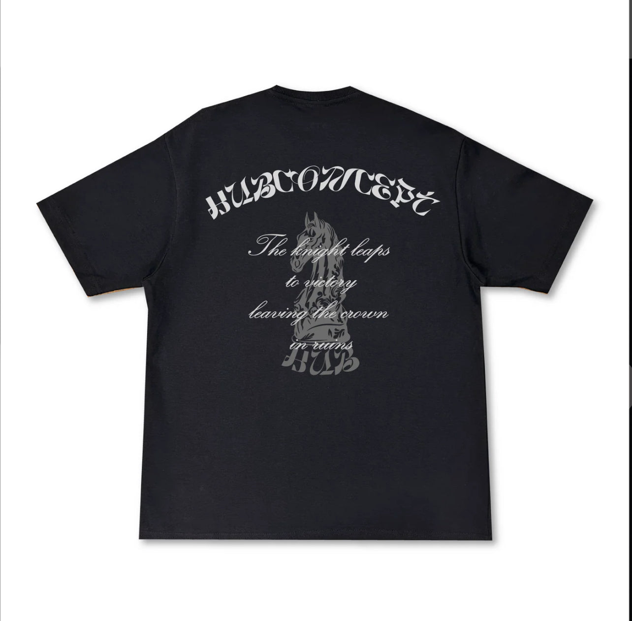 HUBCO MARBLE STALLION TEE BLACK