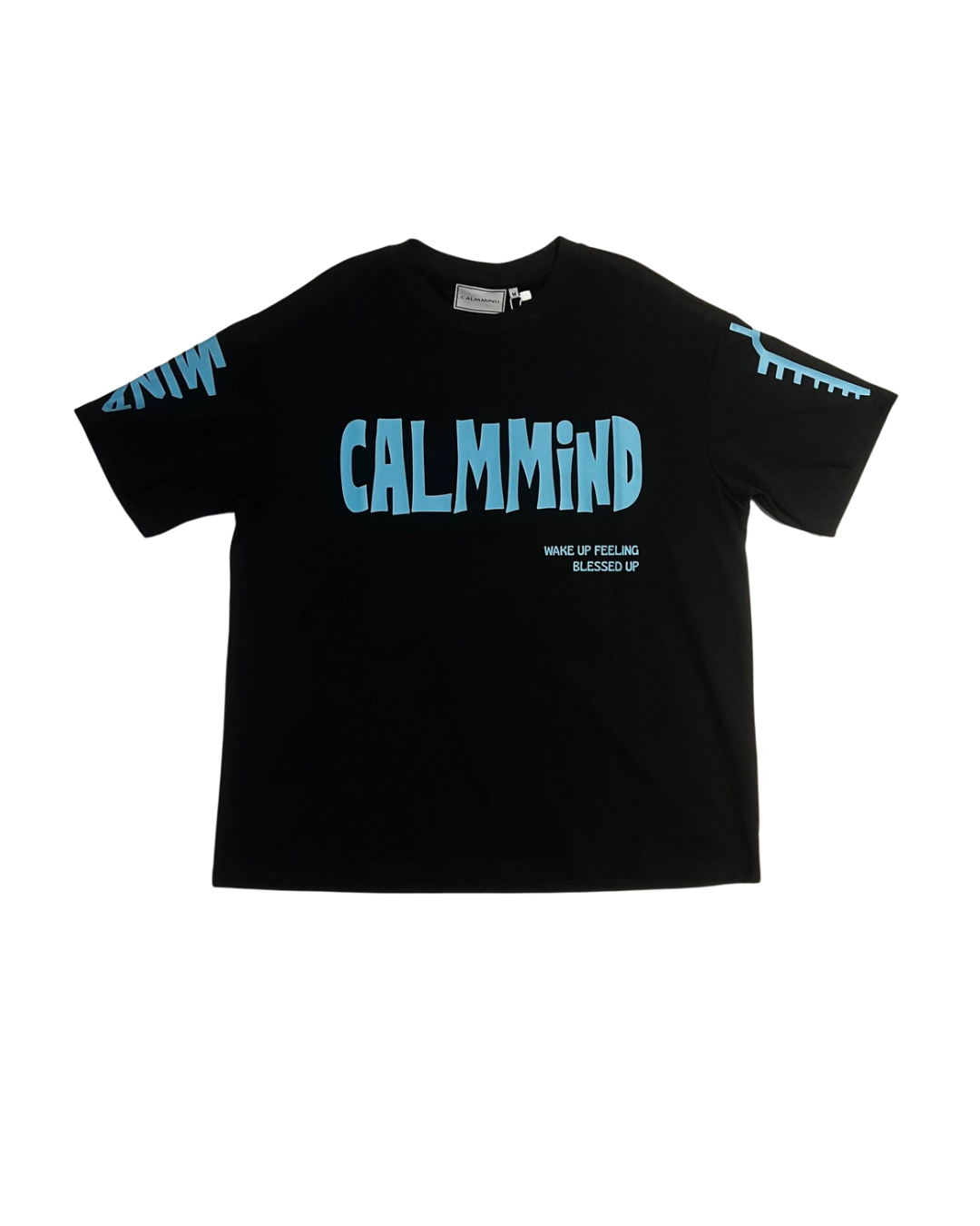 Calmmind Basic Blue Monster T-shirt Black