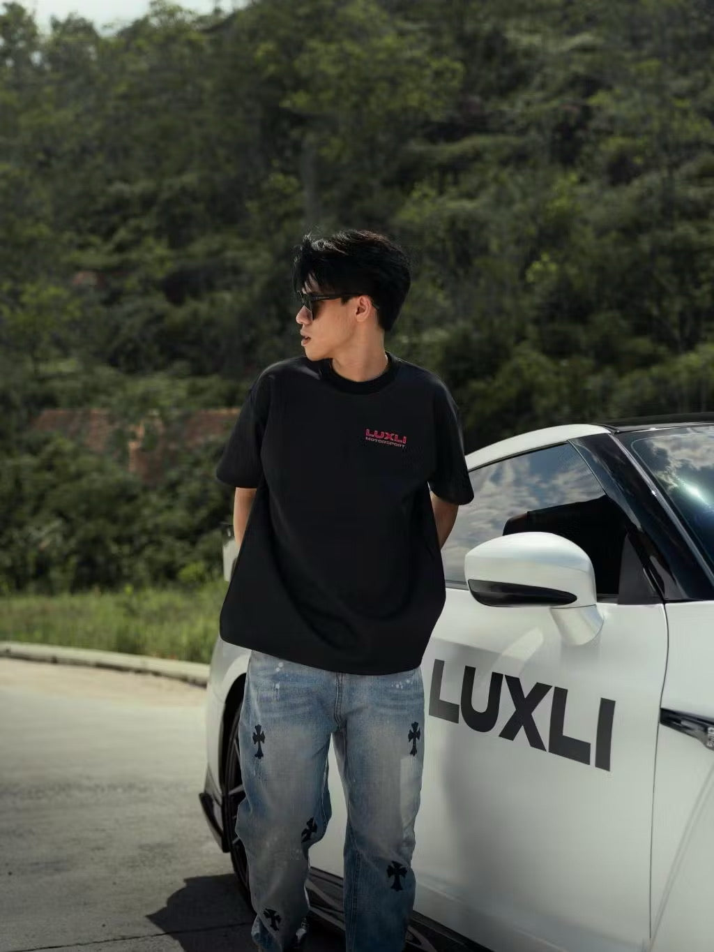 LUXLI Motorsport Oversized T-shirt