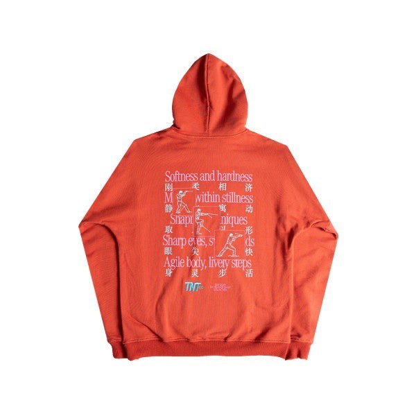 TNTCO TECHNIQUES HOODIE RED