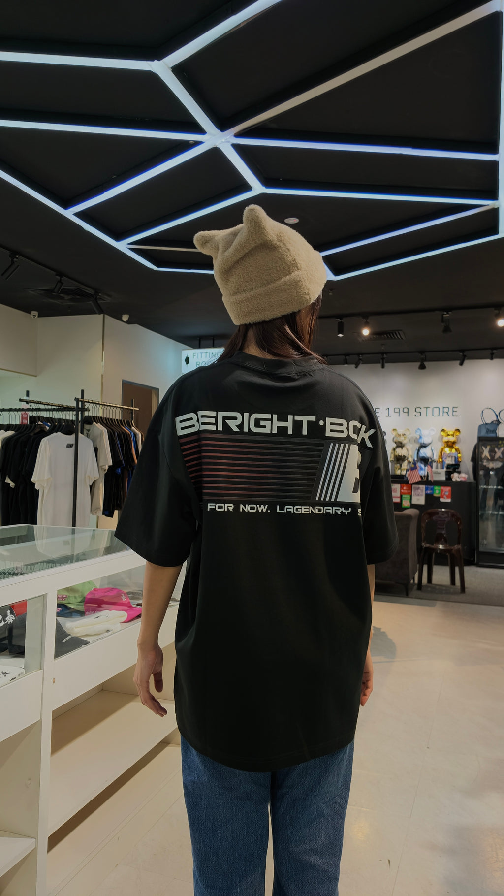 BRB FLAGS TEE BLACK