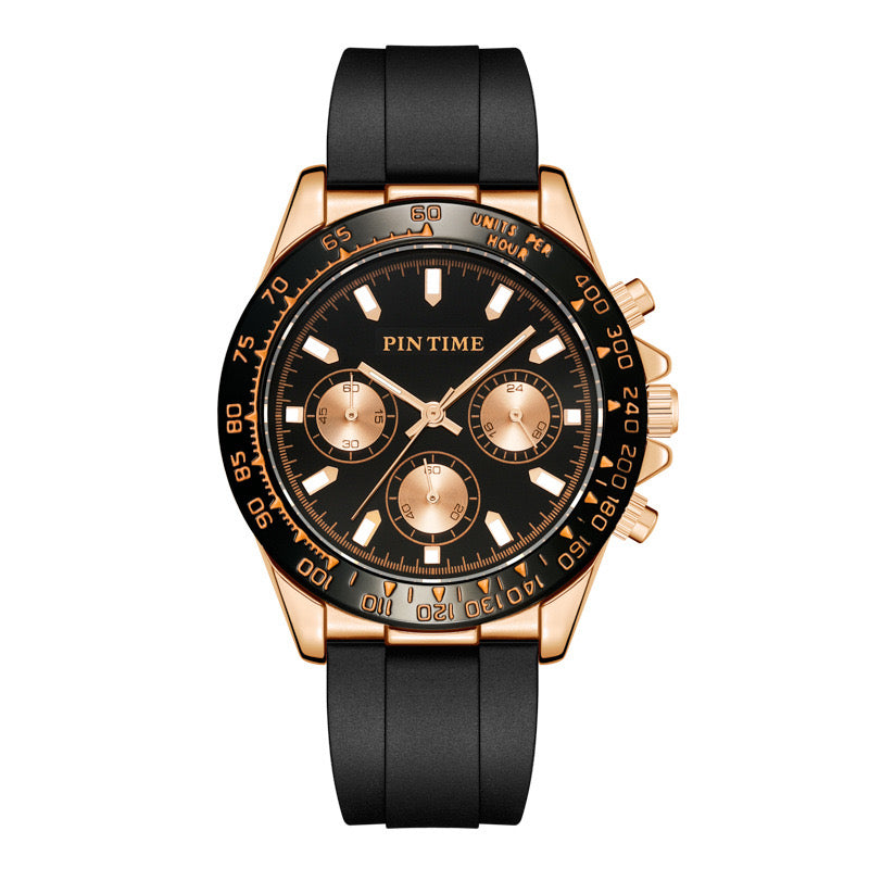 CIVILIZED PIN TIME VELOCITY ROSE GOLD WATCH (PRE-ORDER)
