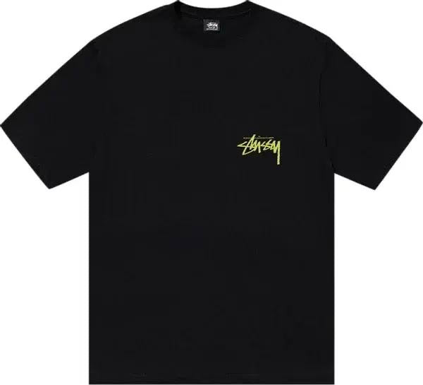 Stussy Beat Crazy Tee Black