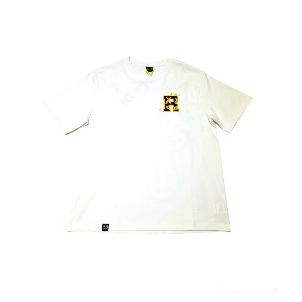 RICKYISCLOWN YELLOW MECH MAMBA WHITE TEE