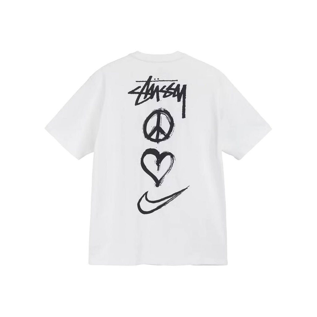Nike x Stüssy Peace, Love, Swoosh T-shirt White