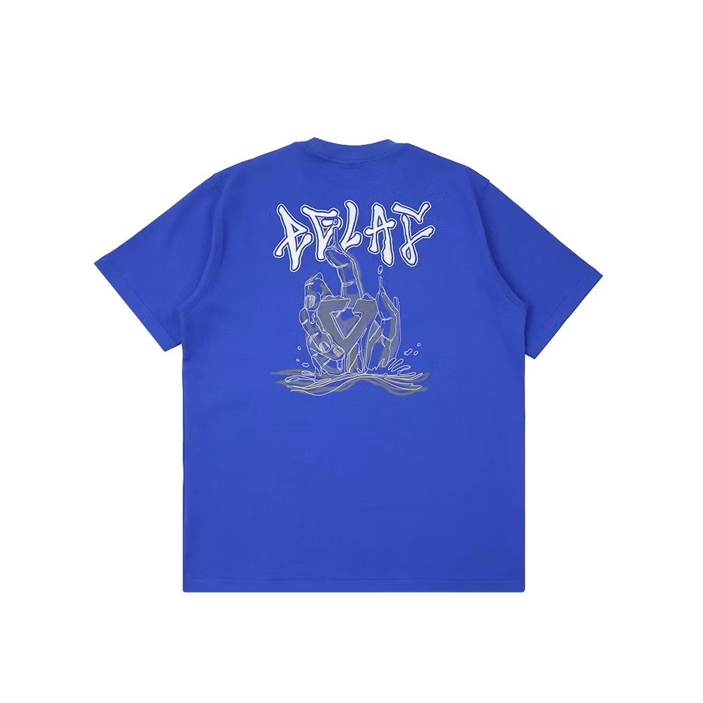 EGLAF EQUA GLOW IN THE DARK TEE BLUE