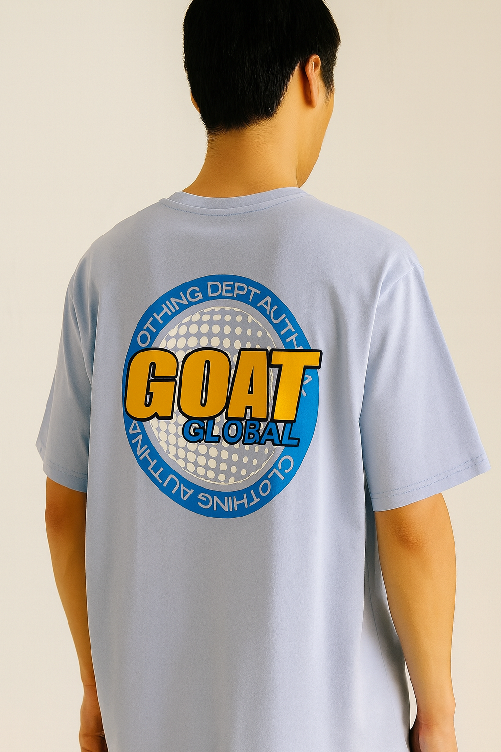 GOAT GLOBAL T SHIRT BLUE