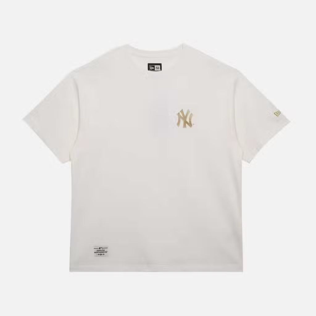 NEW ERA MLB NEW YORK MONOGRAM CREAM T SHIRT