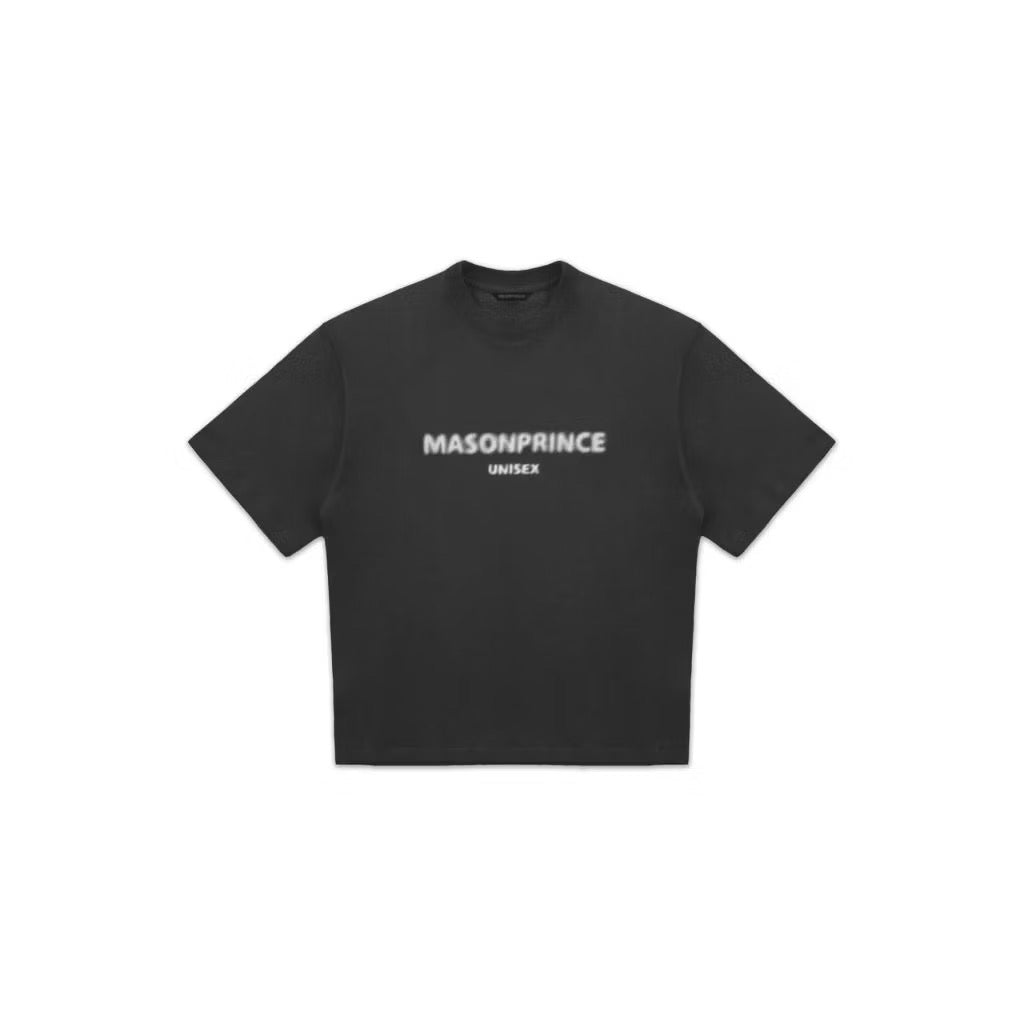 MASONPRINCE BASIC UNISEX FRONT LOGO GREY TEE