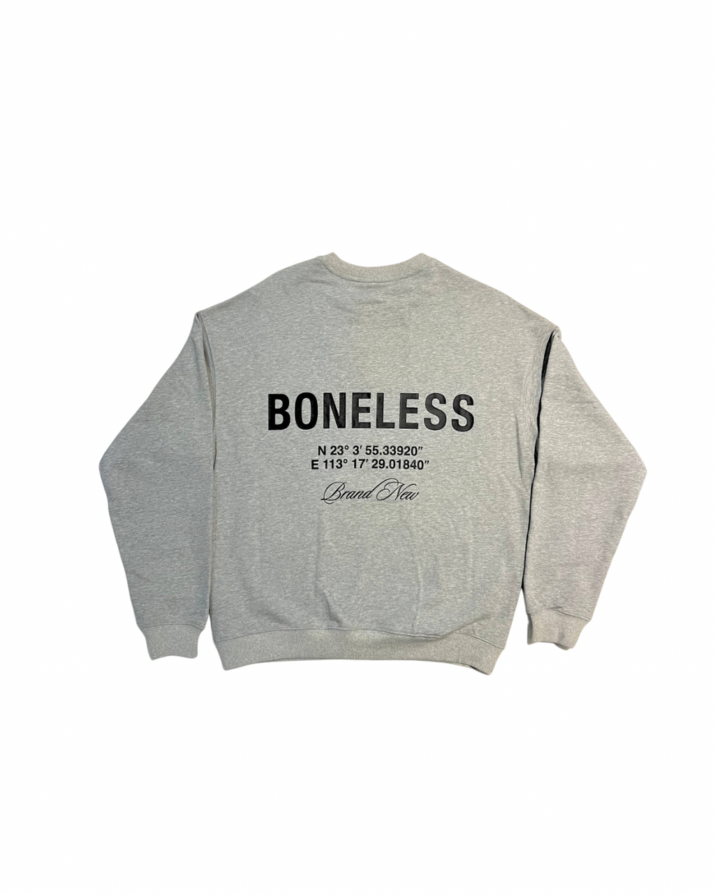 BONELESS GEOGRAPHIC SWEATER GREY
