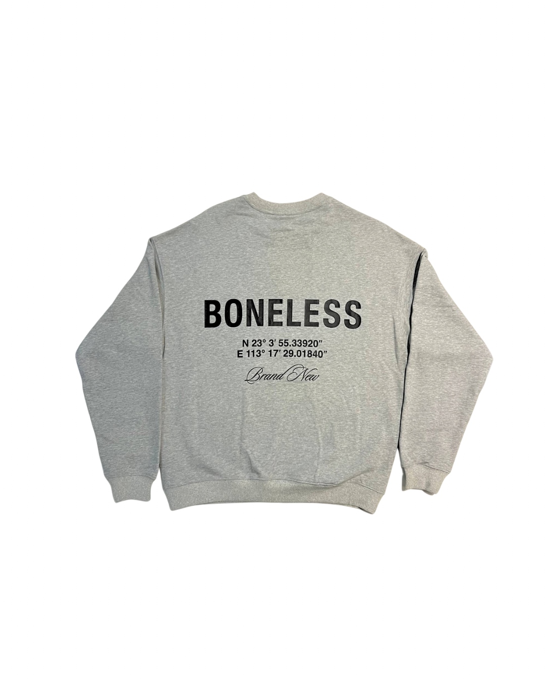 BONELESS GEOGRAPHIC SWEATER GREY