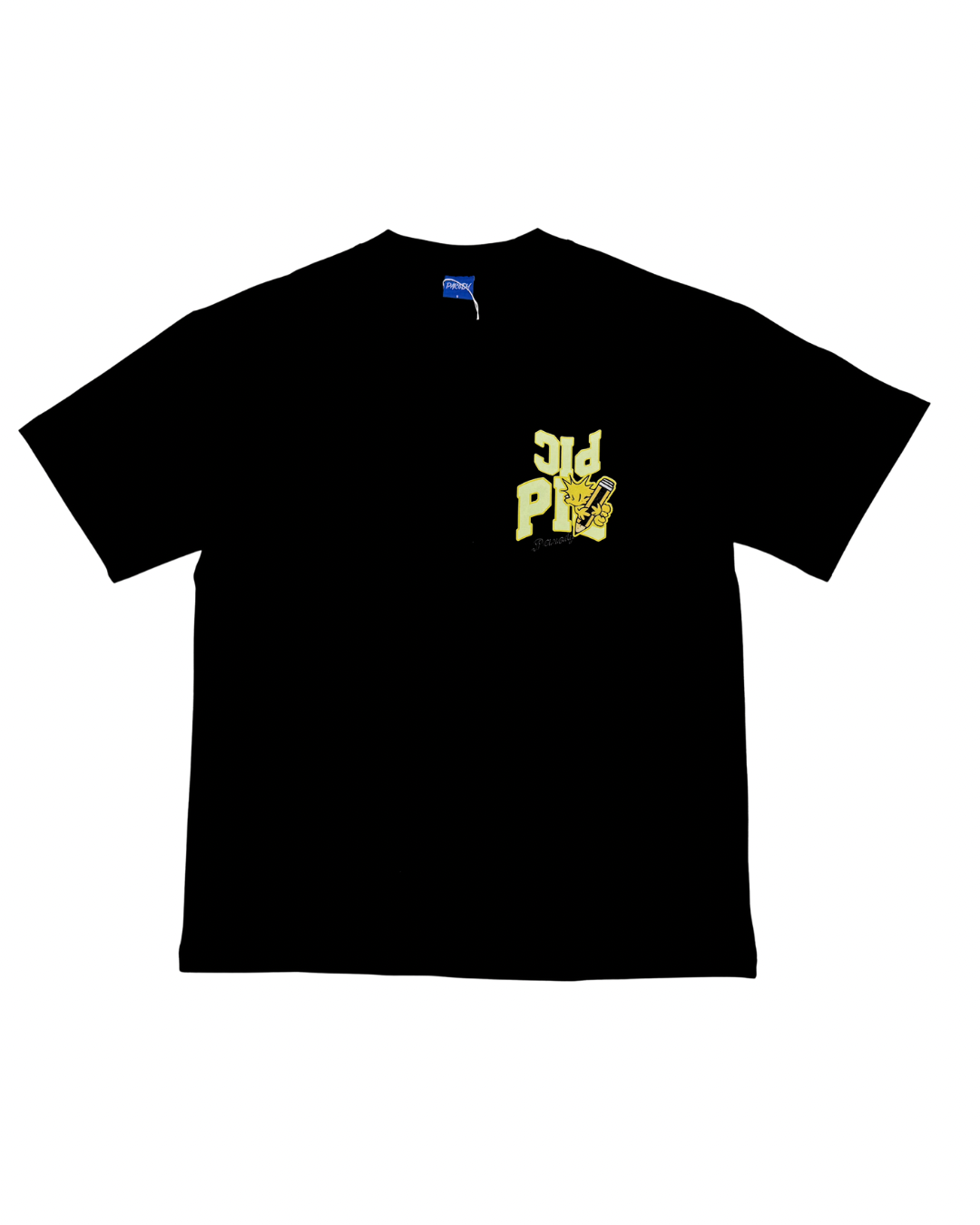 PARODY SMILEY FACE DESIGN 055 BLACK T SHIRT