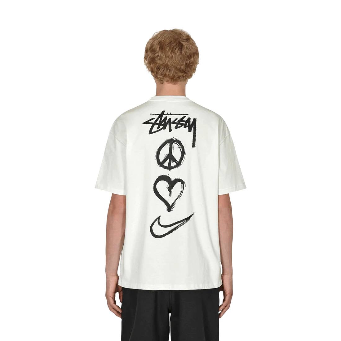 Nike x Stüssy Peace, Love, Swoosh T-shirt White