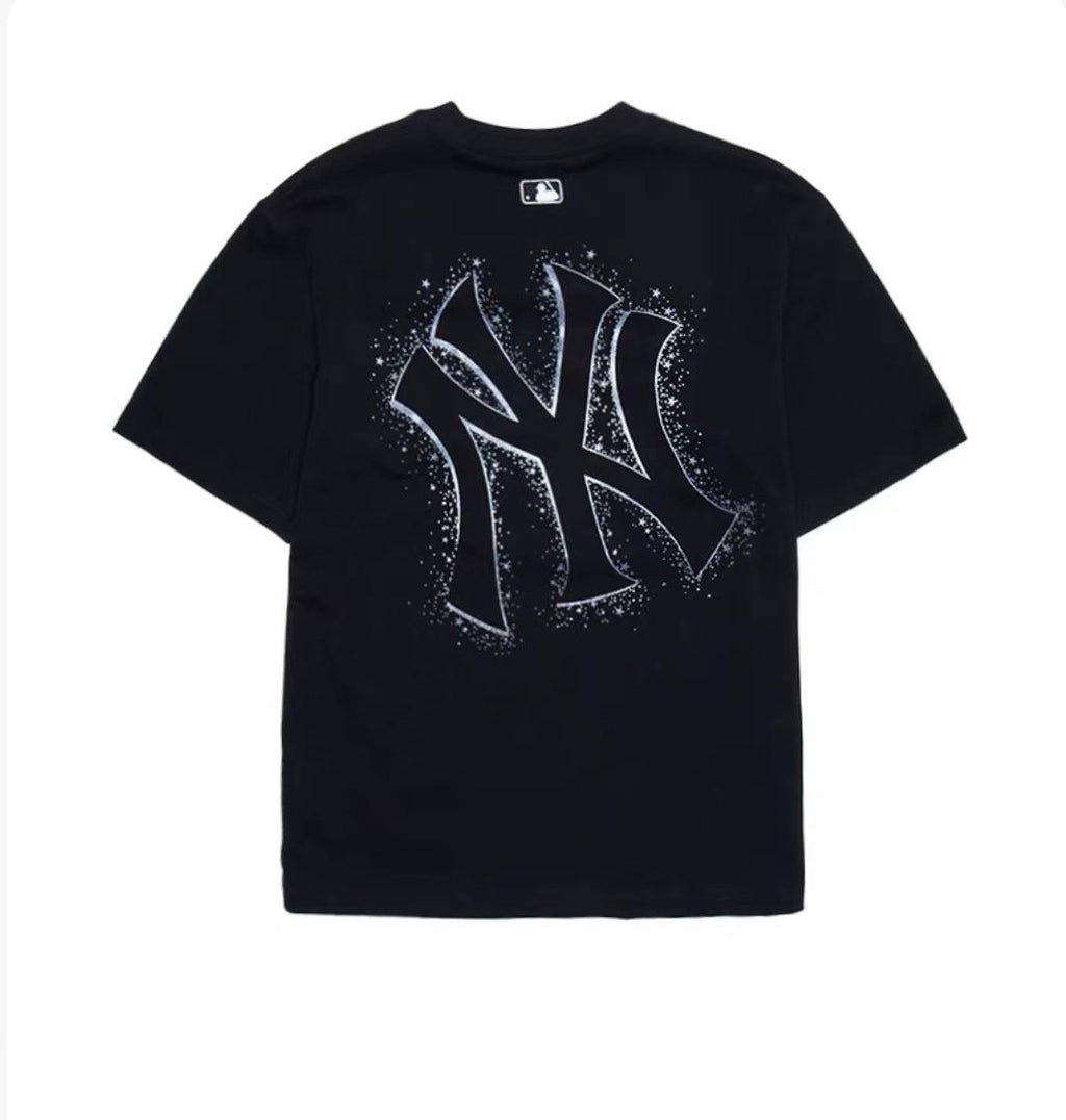 Mlb Spray Logo Black Tee