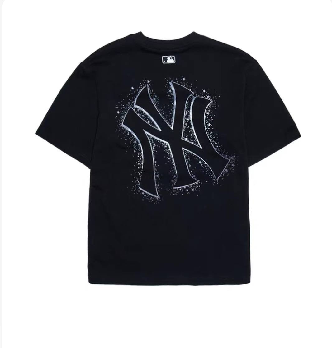 Mlb Spray Logo Black Tee