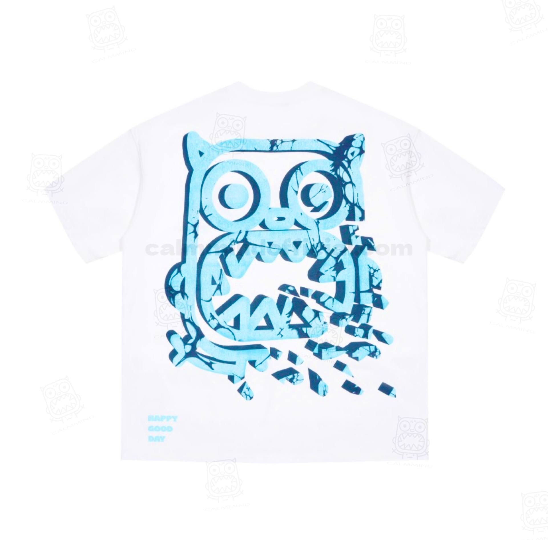 Calmmind Rock Fragments Monster Tee White