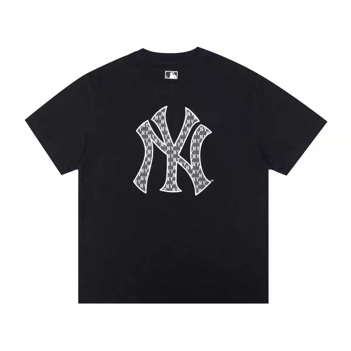 MLB PRINTED GREY LOGO TEE BLACK
