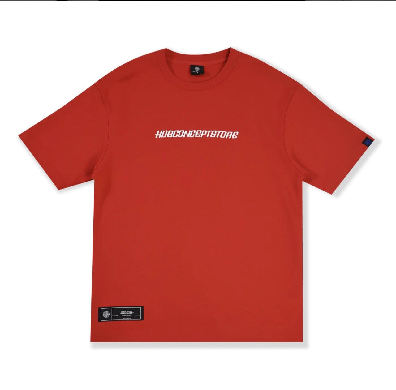 ESSENTIAL EMBROIDERY HUBCO TEE RED