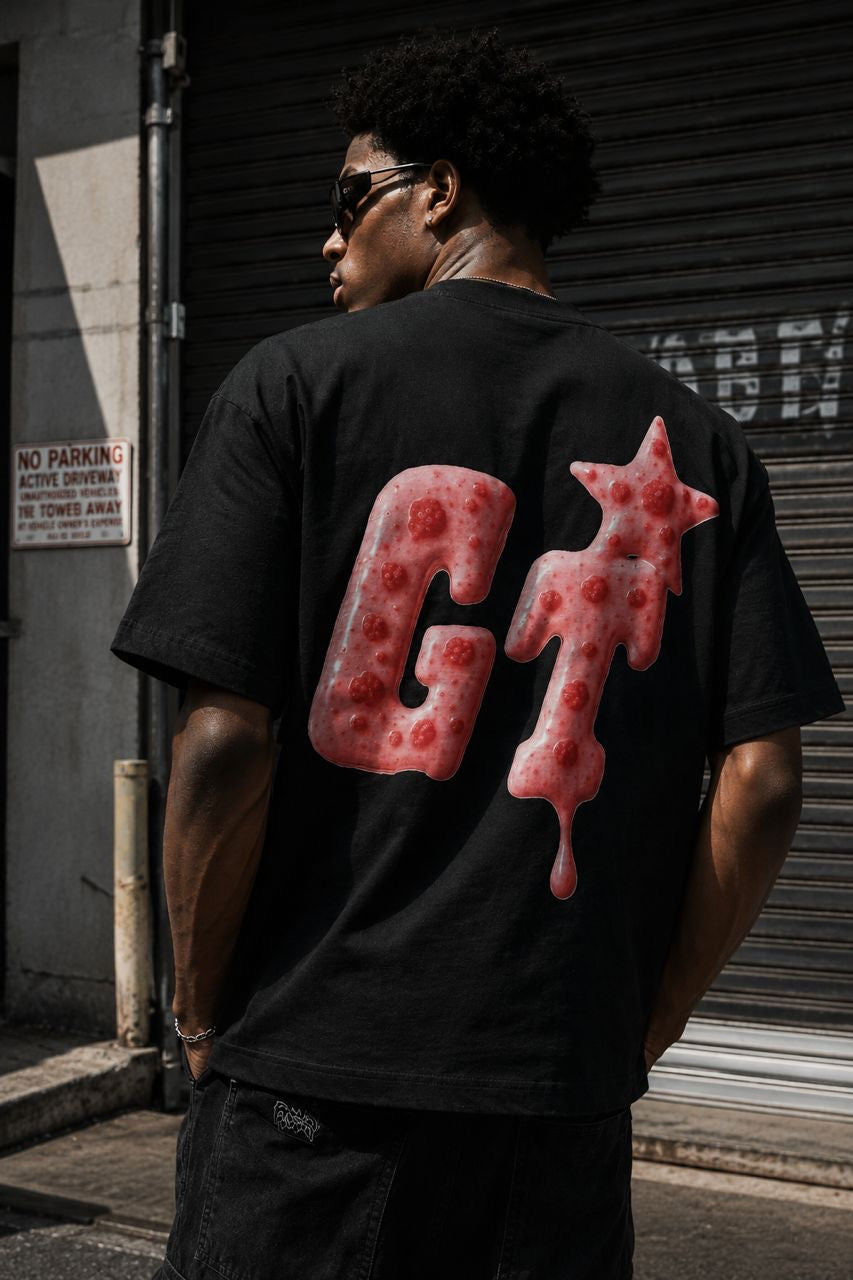 GOAT GT REBORN TEE PINK BLACK