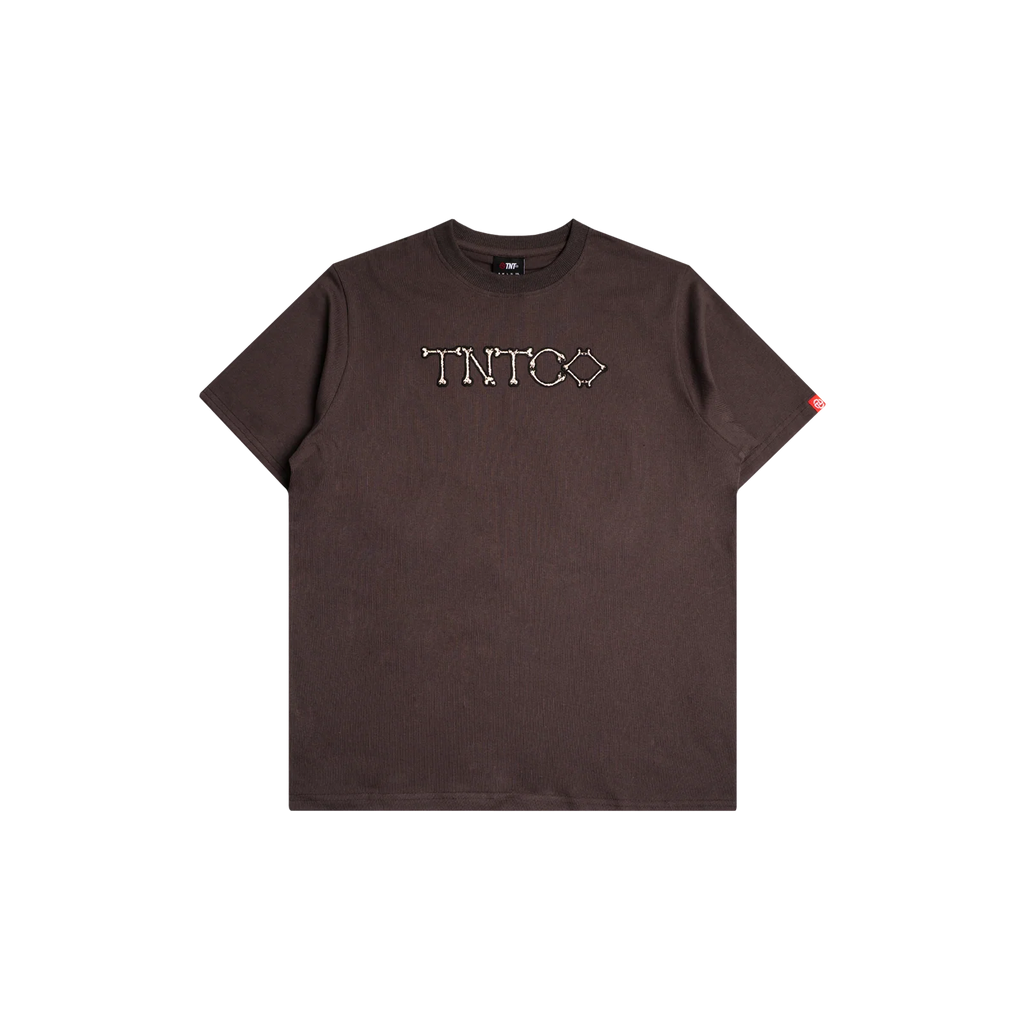 TNTCO SS26 Skeleton Logo Tee (DARK GREY)