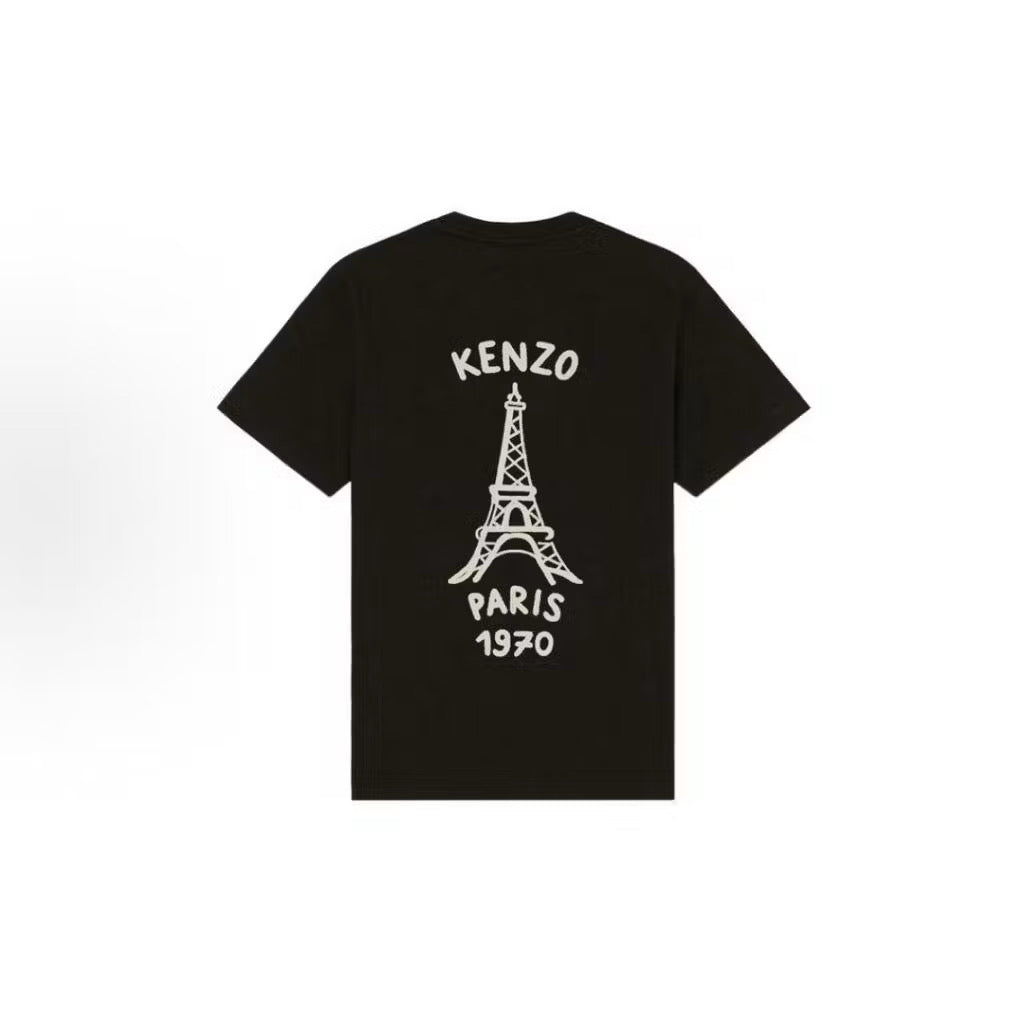 KENZO EMBROIDERY PARIS 1970 T SHIRT (OS) OVERSIZED