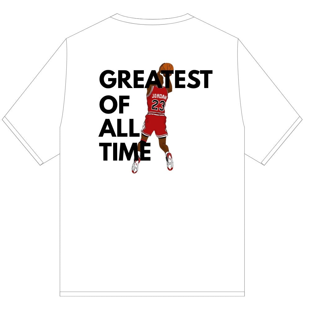 GOAT MJ TEE SHIRT WHITE