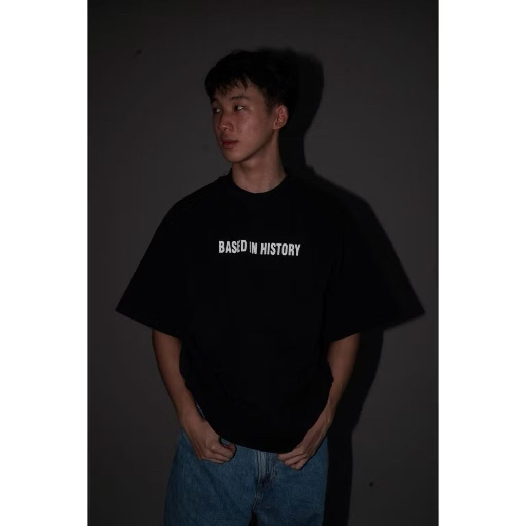 GOAT ESSENTIALS 3D LOGO BLACK T SHIRT