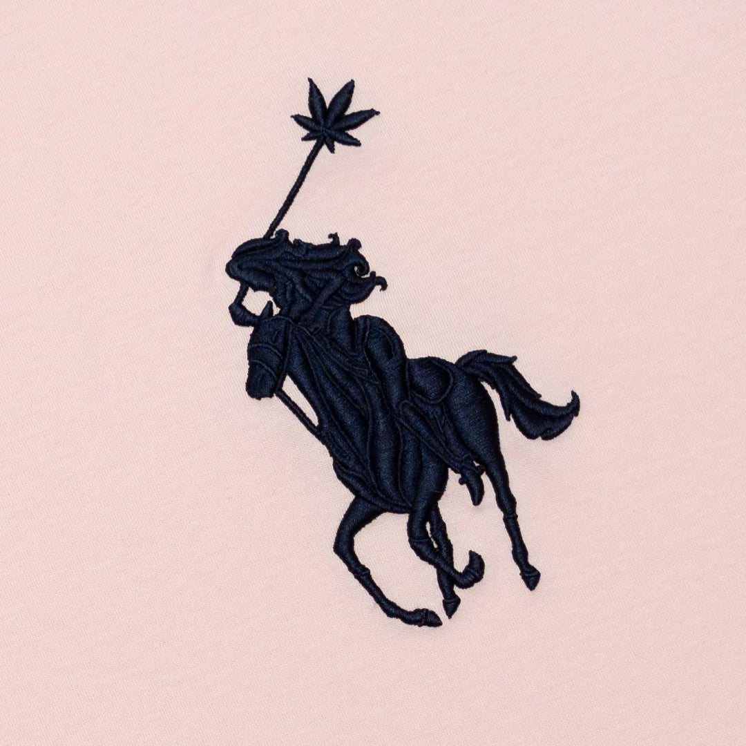 STONED & CO 26: DARK HORSE POLO PINK TEE