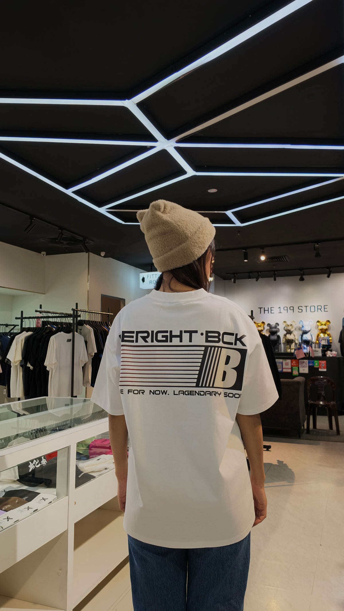 BRB FLAGS TEE WHITE
