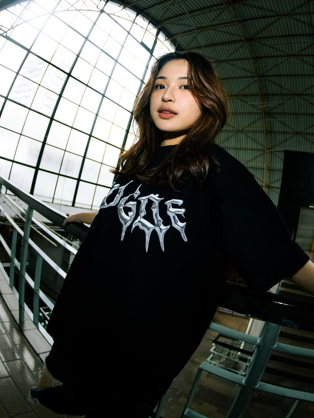 LUXLI【LUXLI IDGAF OVERSIZED TEE】