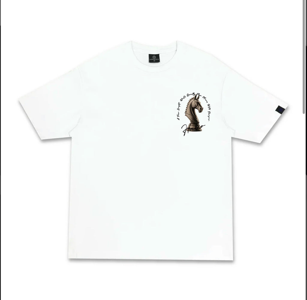 HUBCO KNIGHT MOVE TEE WHITE